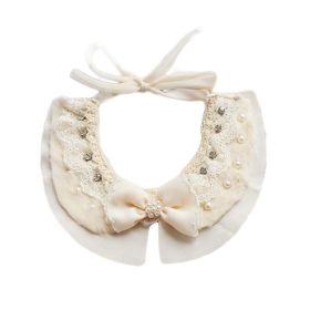 Handmade Lace Collars Retro Style Pet Necklace Neckerchief 8.2-11.2"