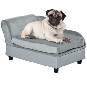 Luxury Dog Bed for Small Dogs, Hidden Storage, Soft Foam Couch