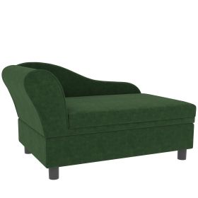 Pet Sofa Bed Couch with Storage, Pet Sofa for  Small Dogs, Green