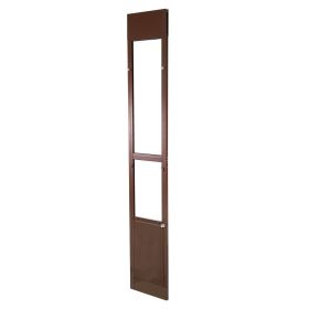Dog Door for Sliding Glass Door, 75 7/8 to 80 11/16 in Adjustable Height