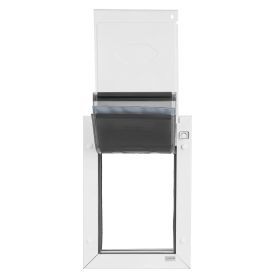 Pet Door, Medium, with Three Magnetic Flaps and Metal Frame