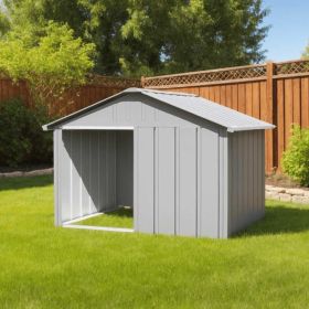 Dog House Grey Galvanized steel