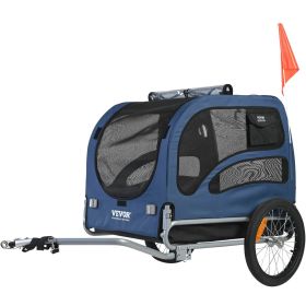 Dog Bike Trailer, Supports up to 100 lbs, Pet Cart Bicycle Carrier, Easy Folding