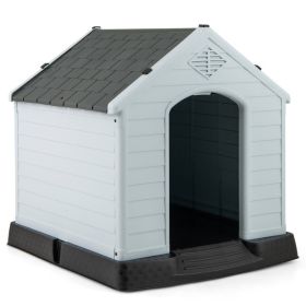 Dog House with Elevated Floor